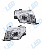 �������� ��� Mitsubishi Pajero (2007-2010) � bi-led ������� �V5 X-LED, ����������� ������