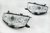 �������� ��� Mitsubishi Pajero Sport (2008-2016) � bi-led ������� �V3 Pro X-LED
