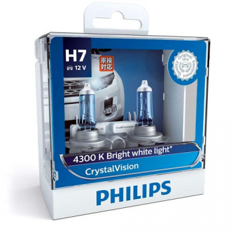  H7 Philips Crystal Vision 12972CVSM